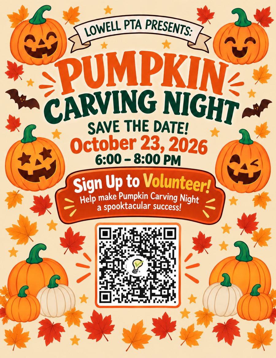 Pumpkin Carving Night flyer